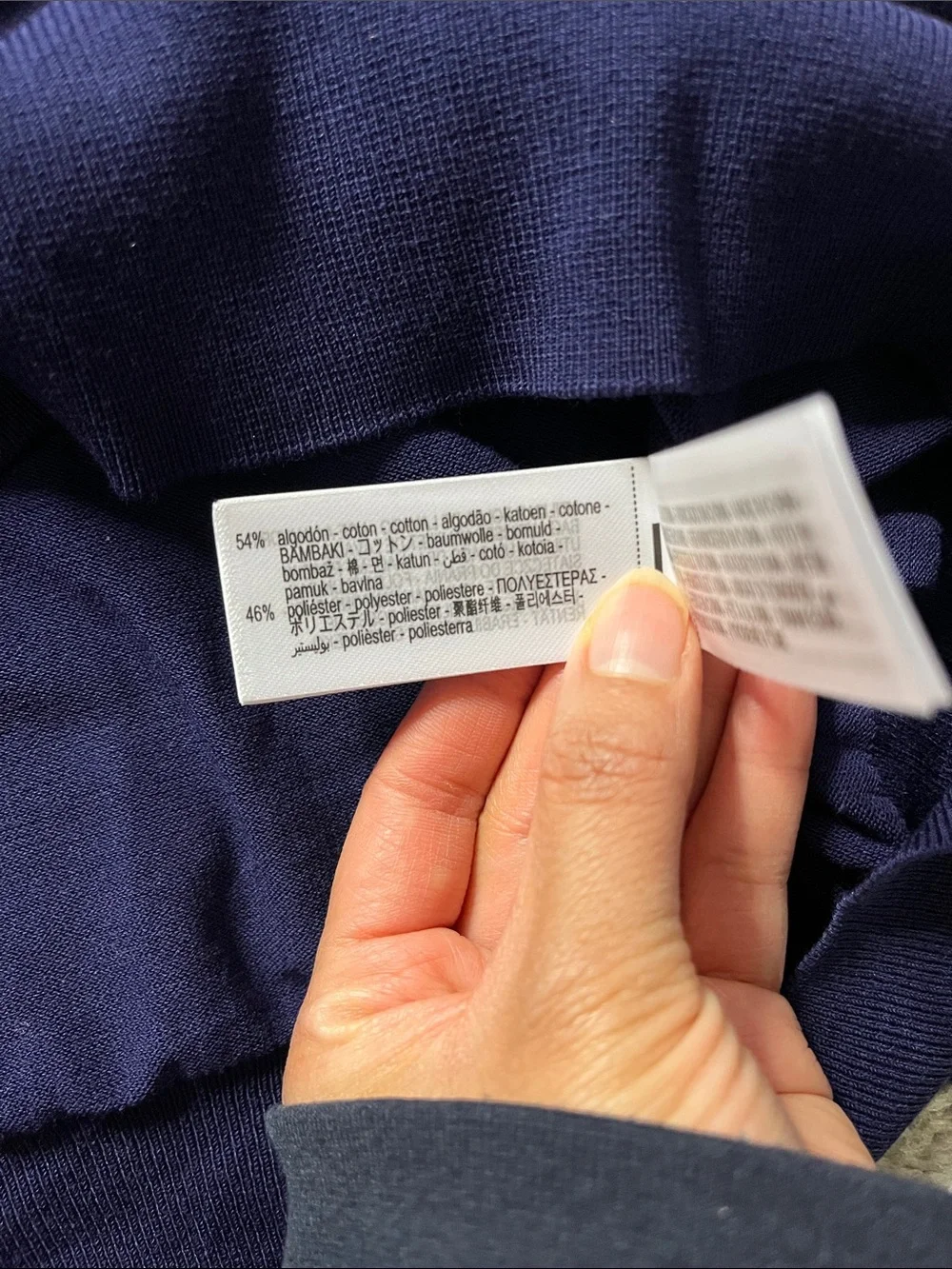 Zara Size Large V-Neck Sweater Blue